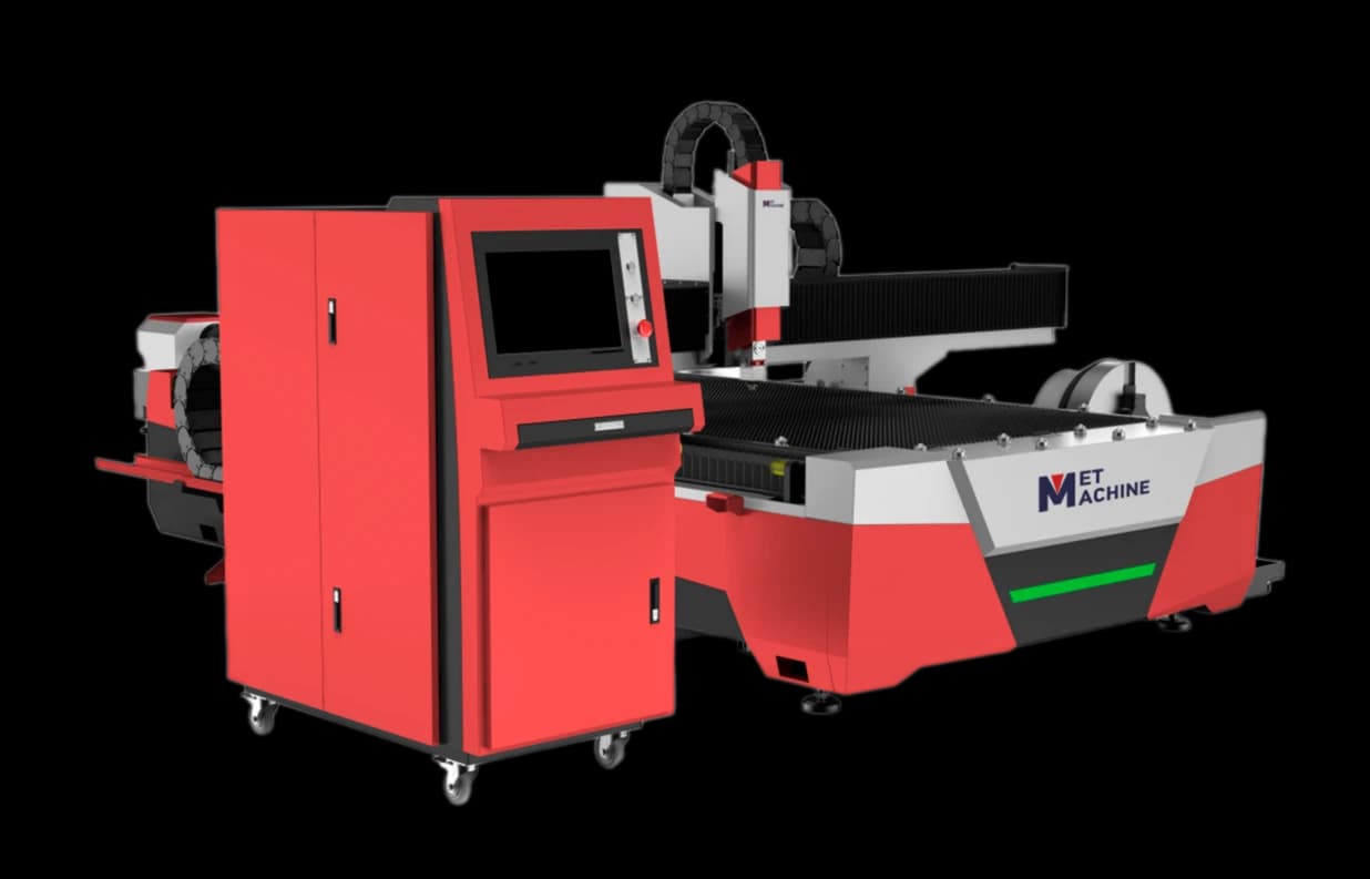 Оптоволоконный лазер с модулем резки трубы MetMachine LCM-3015B6 Master 3000W — фото 4