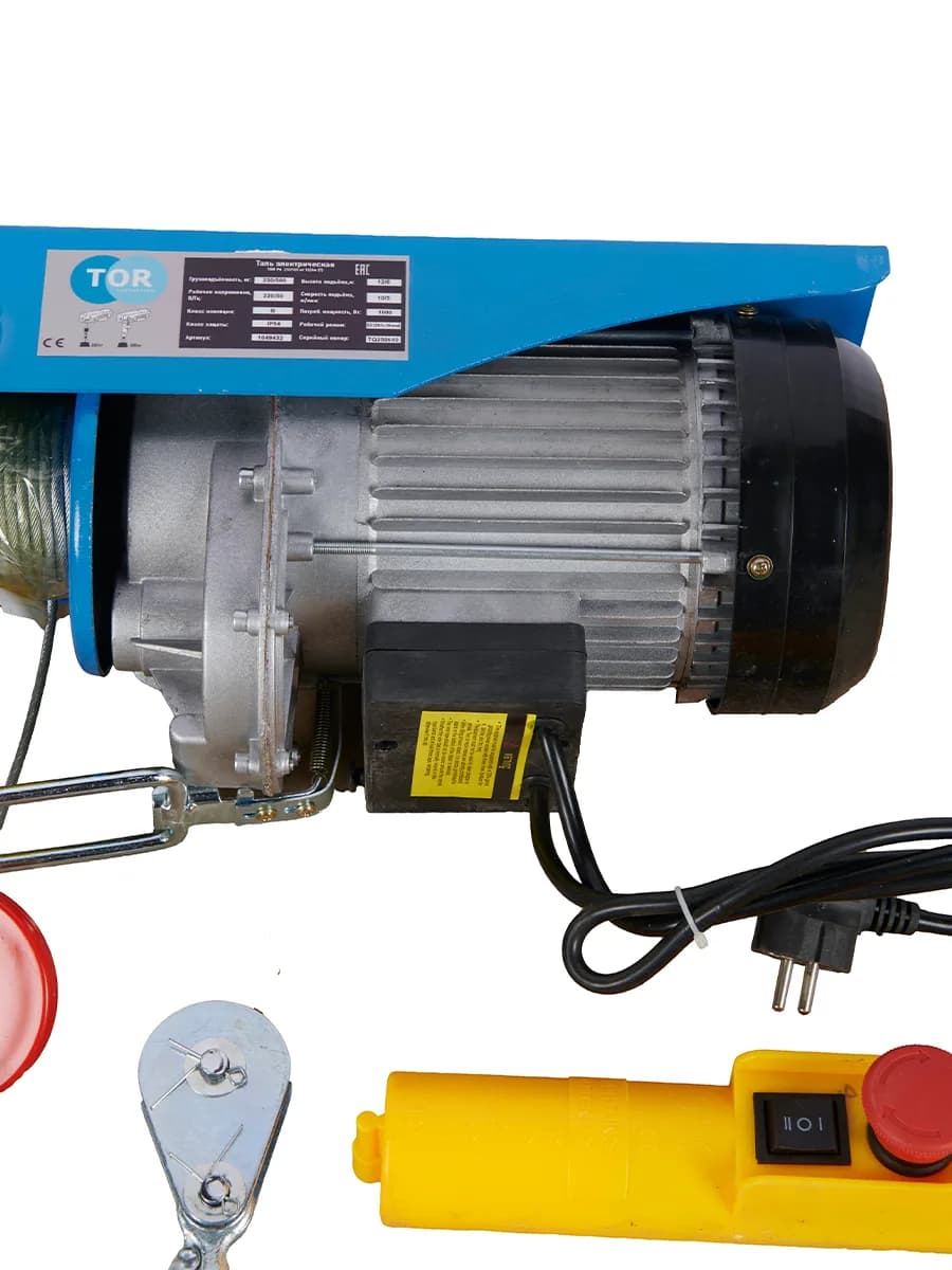 Таль электрическая TOR PA 300/600 кг 20/10 м — фото 8