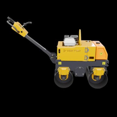 Виброкаток ручной двухвальцовый Vektor VRDR-800C — фото 8 thumbnail